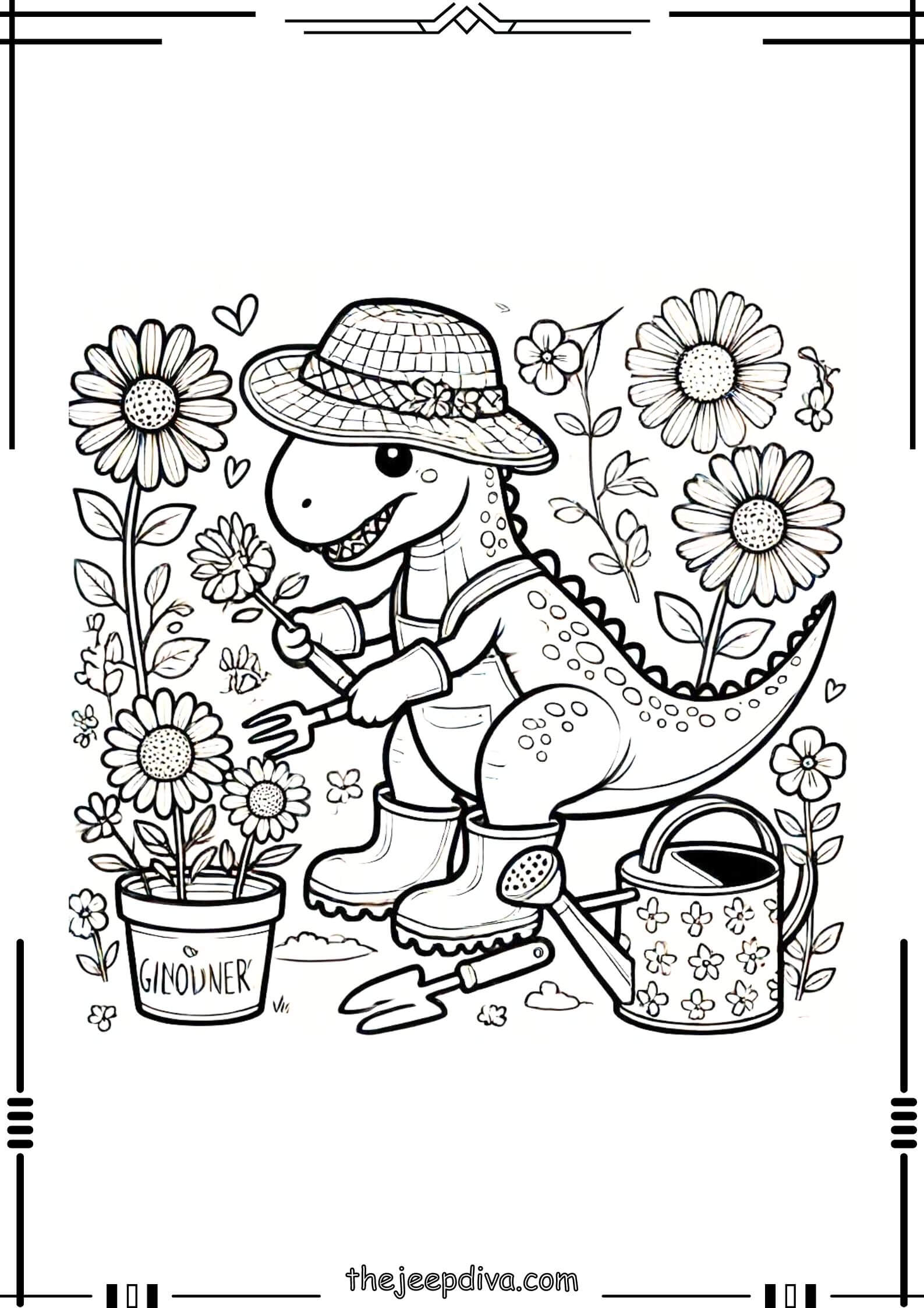 Dinosaur-Colouring-Pages-Hard-7
