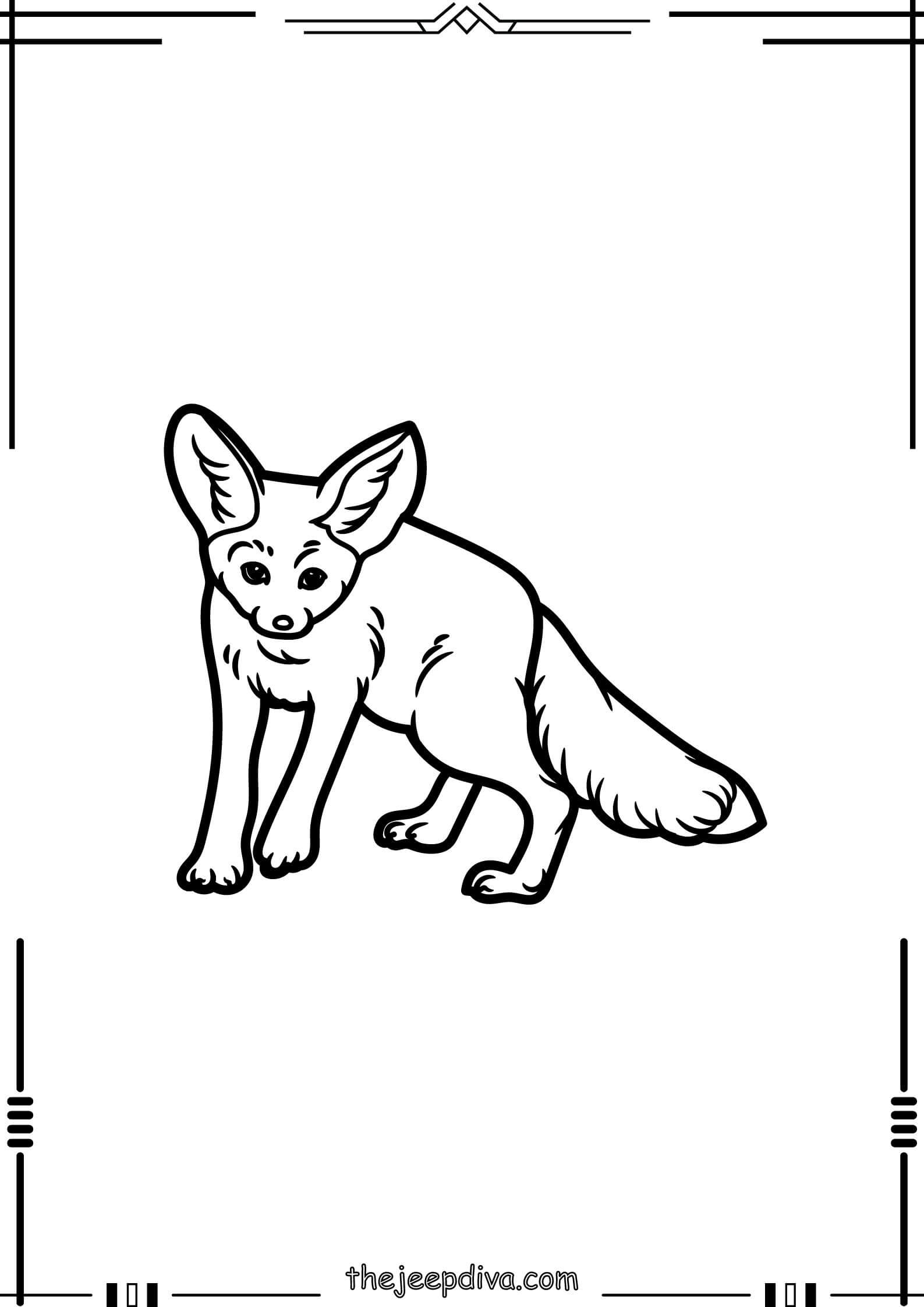 Fox-Colouring-Pages-Easy-10