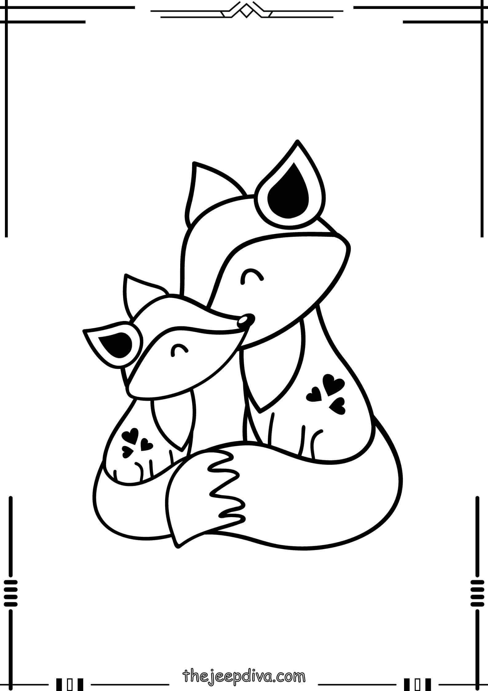 Fox-Colouring-Pages-Easy-14