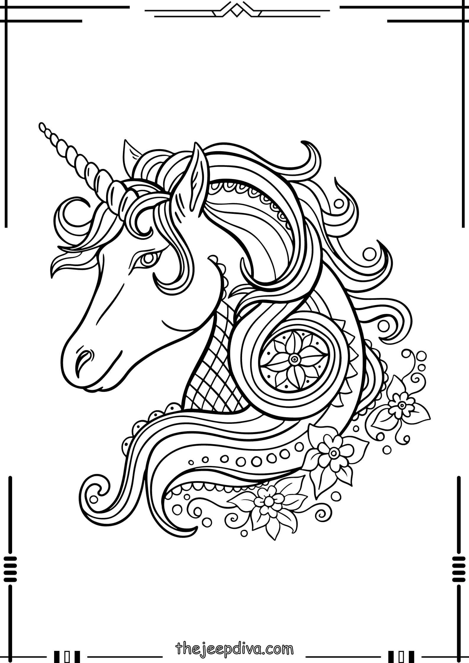 Horse-Colouring-Pages-Easy-24