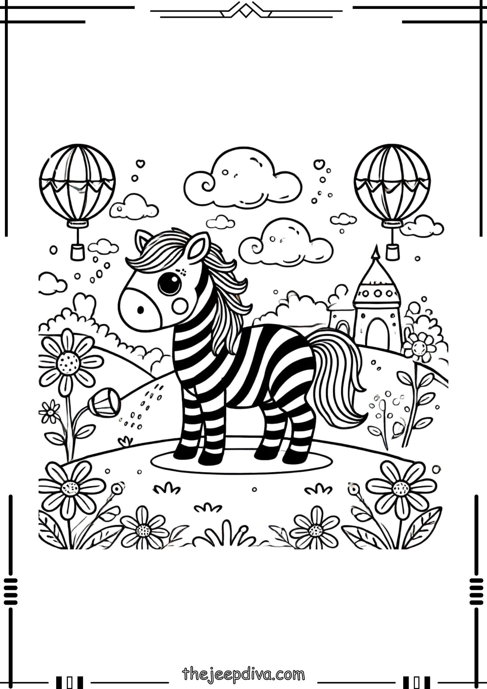 Horse-Colouring-Pages-Hard-18