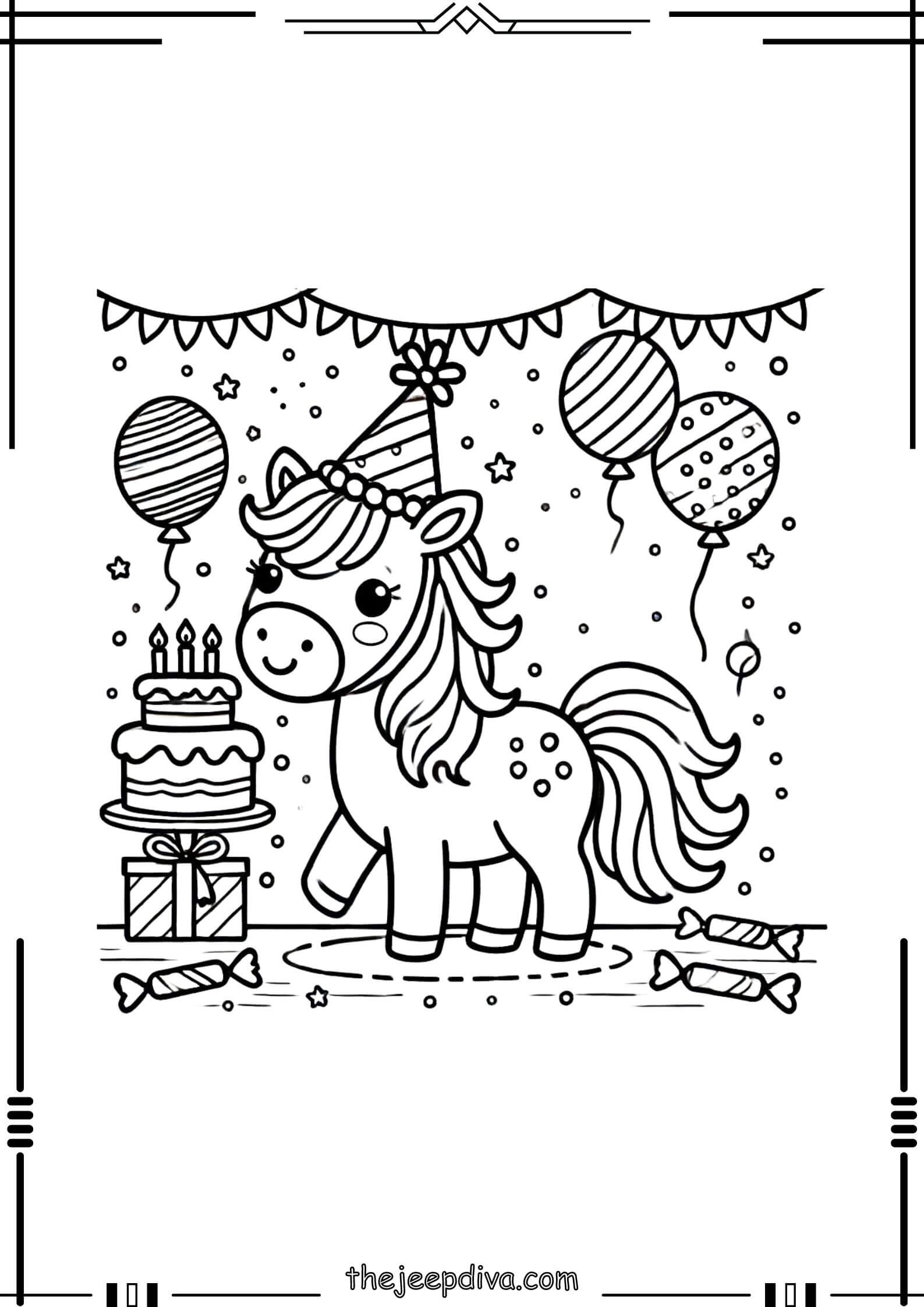 Horse-Colouring-Pages-Hard-20
