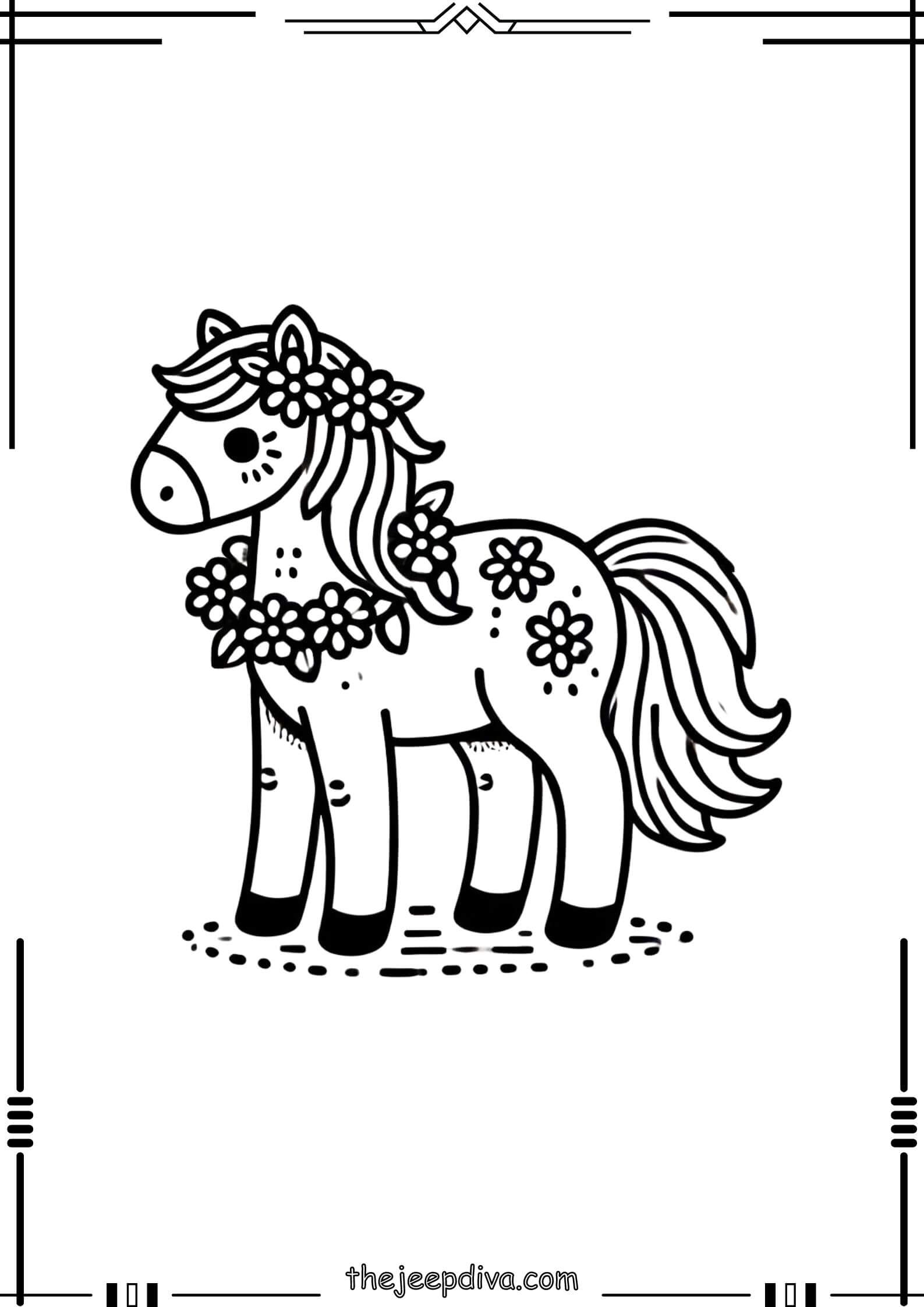 Horse-Colouring-Pages-Medium-12