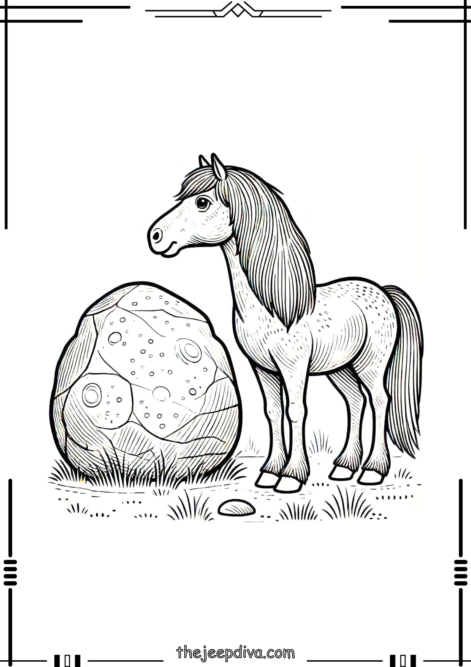 Horse-Colouring-Pages-Medium-18