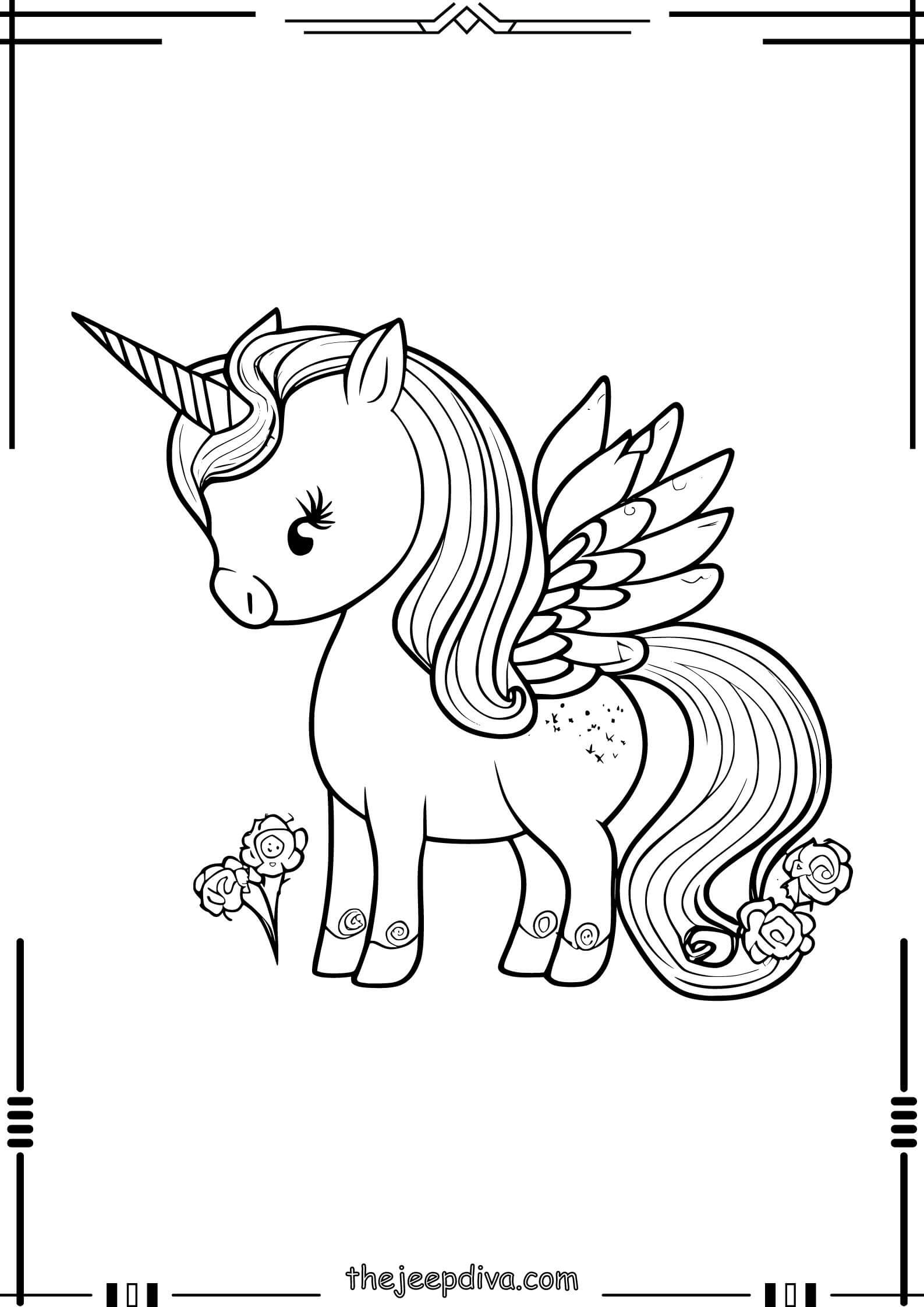 unicorn-coloring-page-easy-10