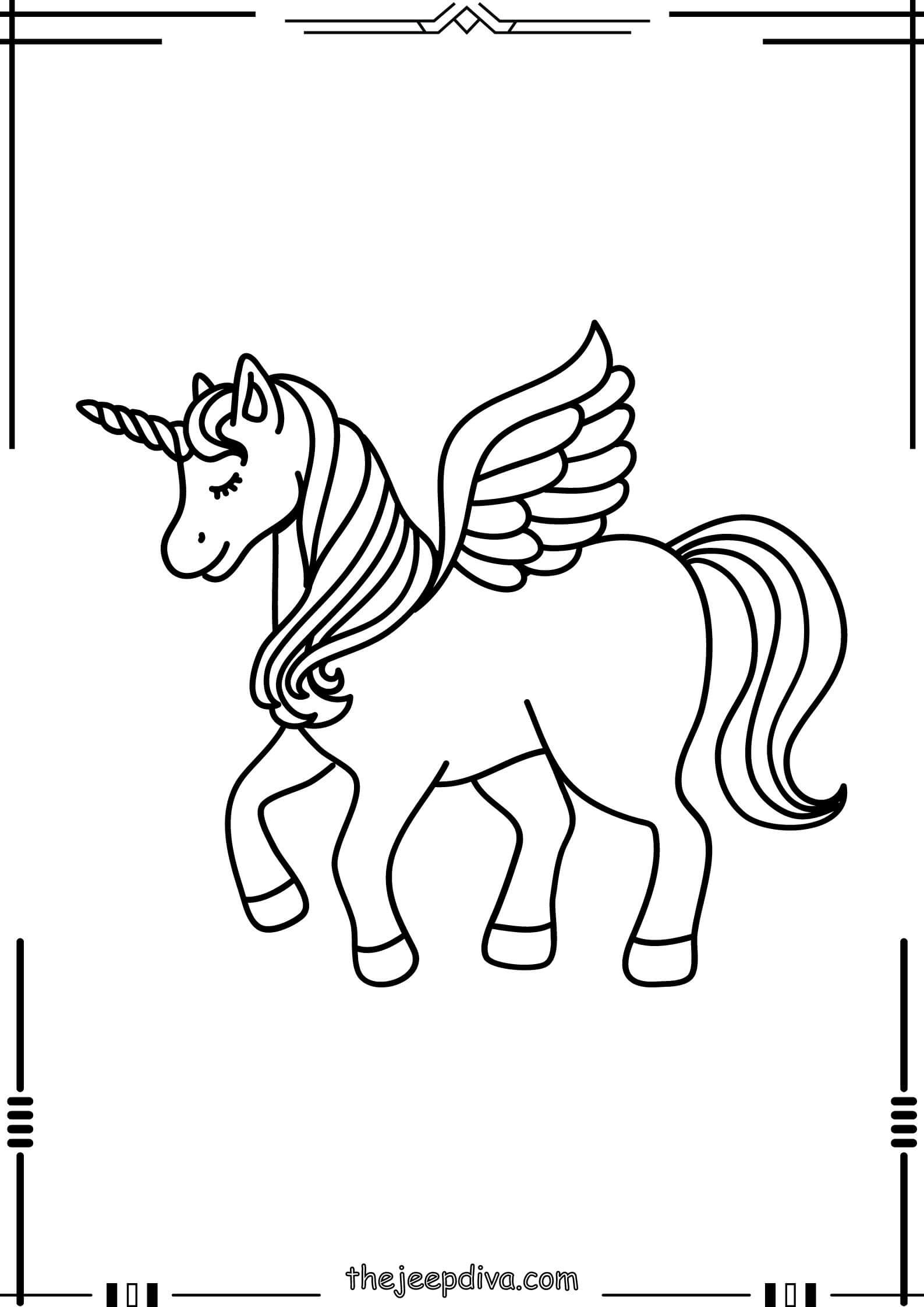 unicorn-coloring-page-easy-12