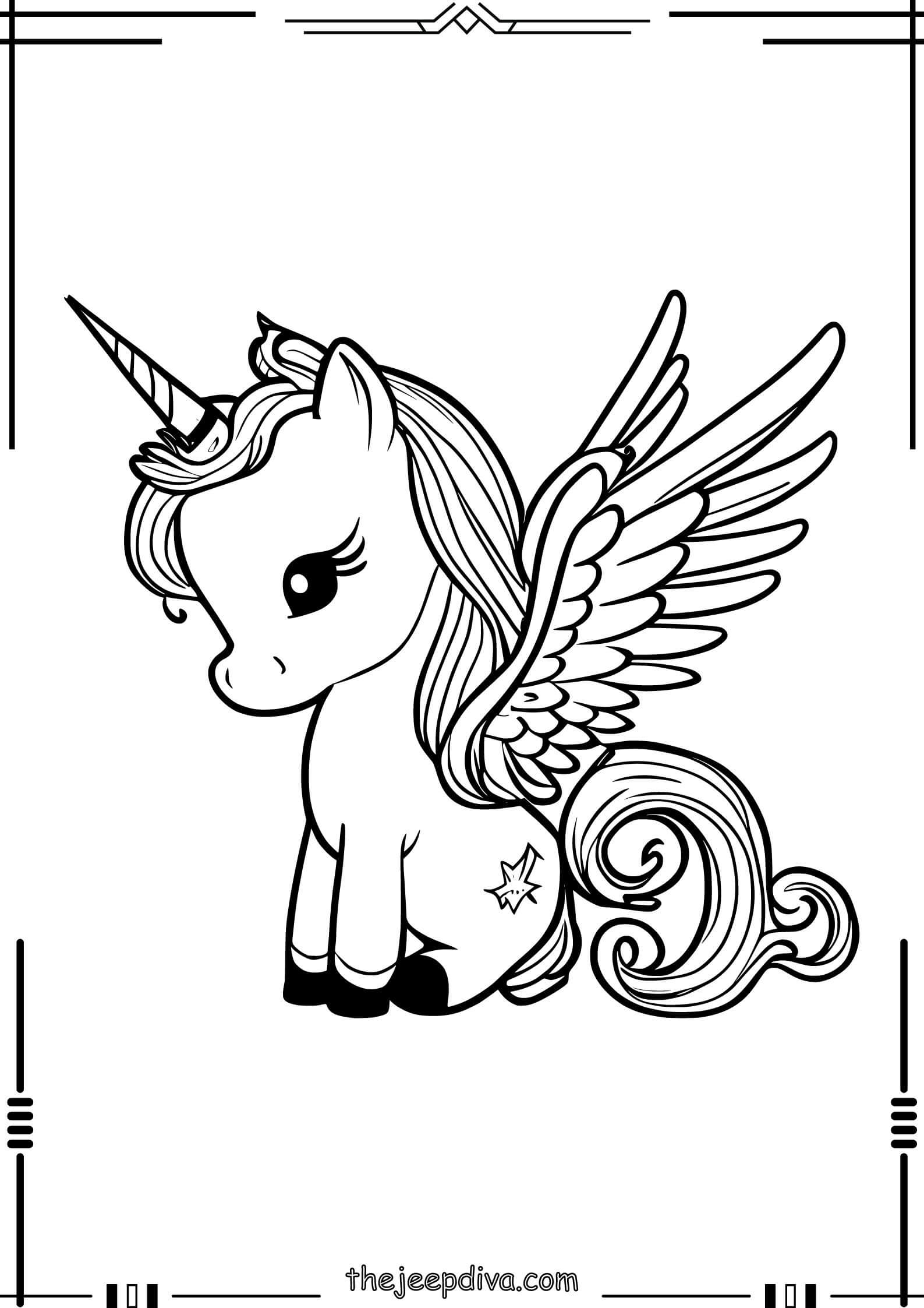 unicorn-coloring-page-easy-14