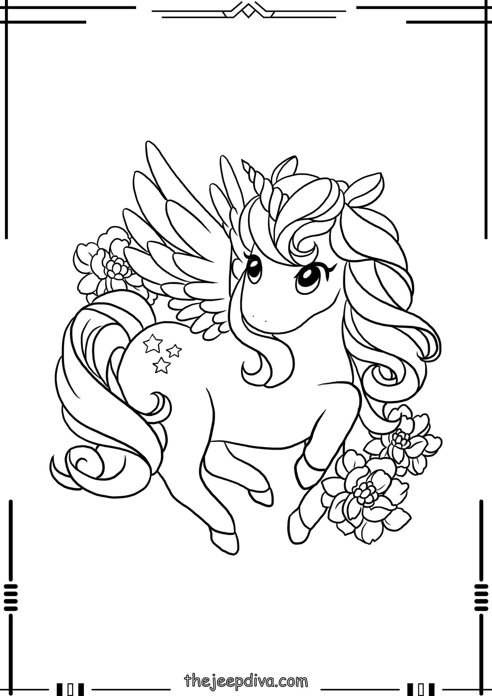 unicorn-coloring-page-easy-17