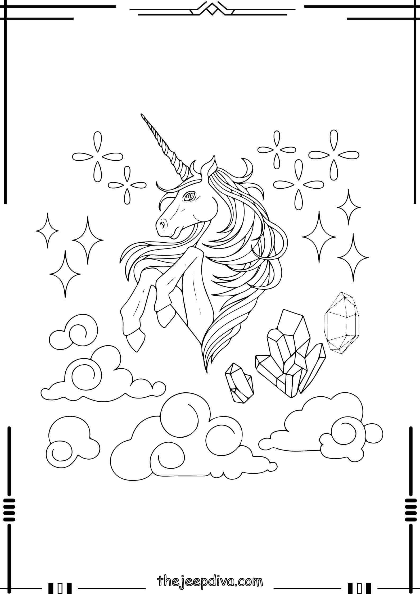 unicorn-coloring-page-easy-24