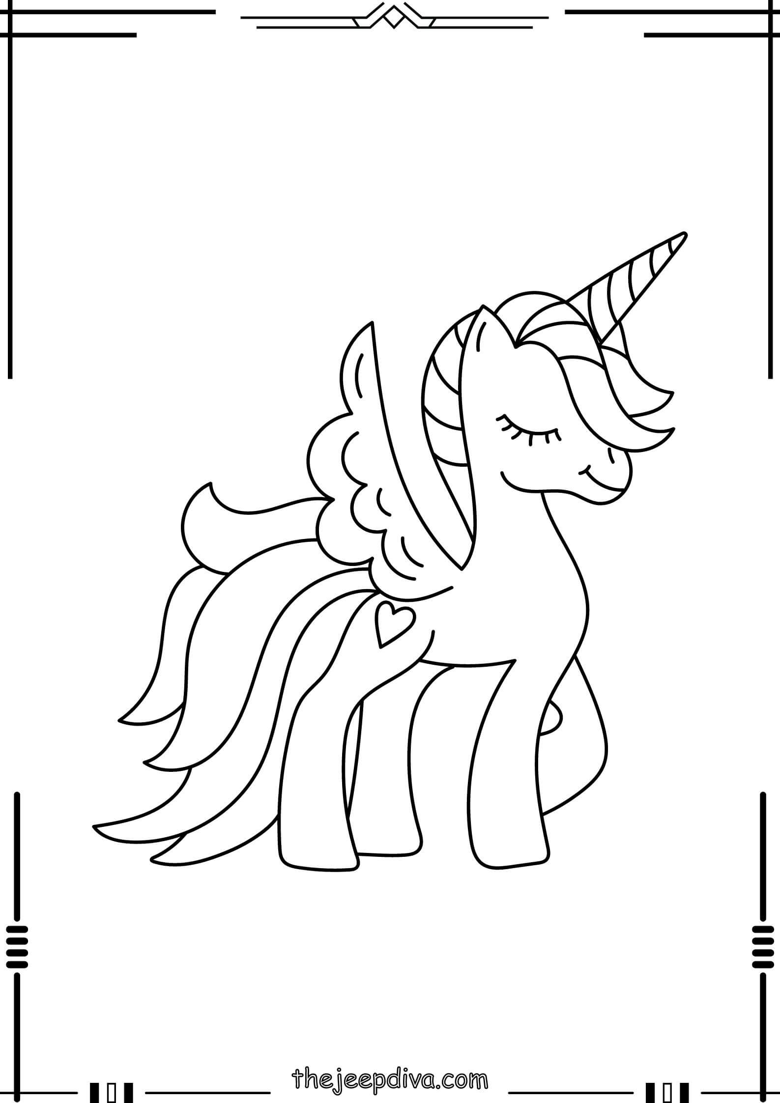 unicorn-coloring-page-easy-9