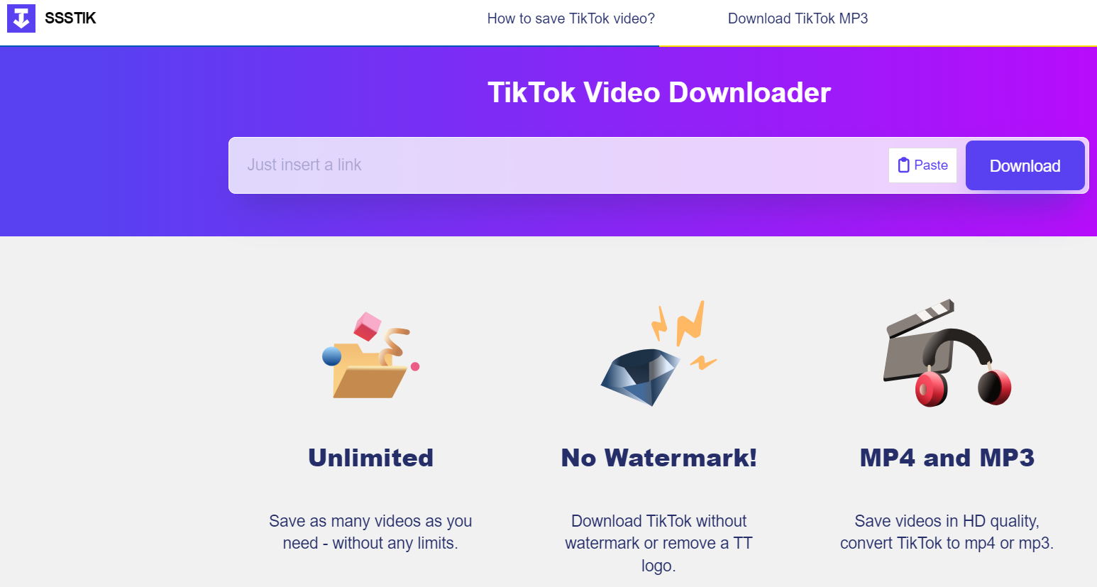 SSSTik.io The Best TikTok Downloader