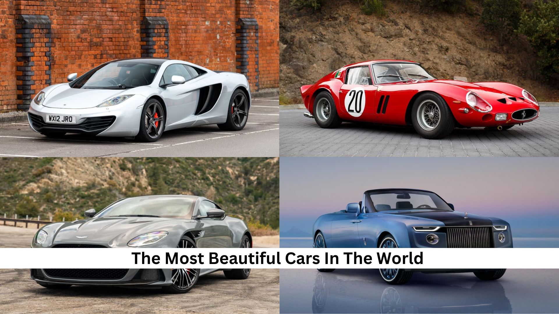 The Most Beautiful Cars In The World