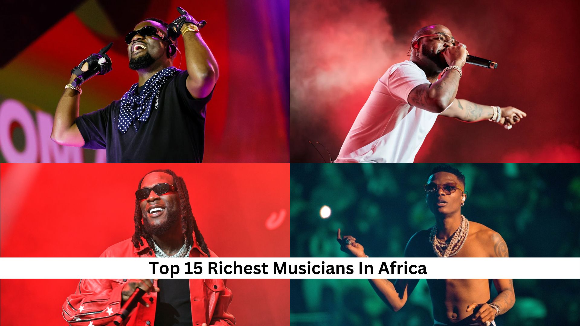 Top 15 Richest Musicians In Africa