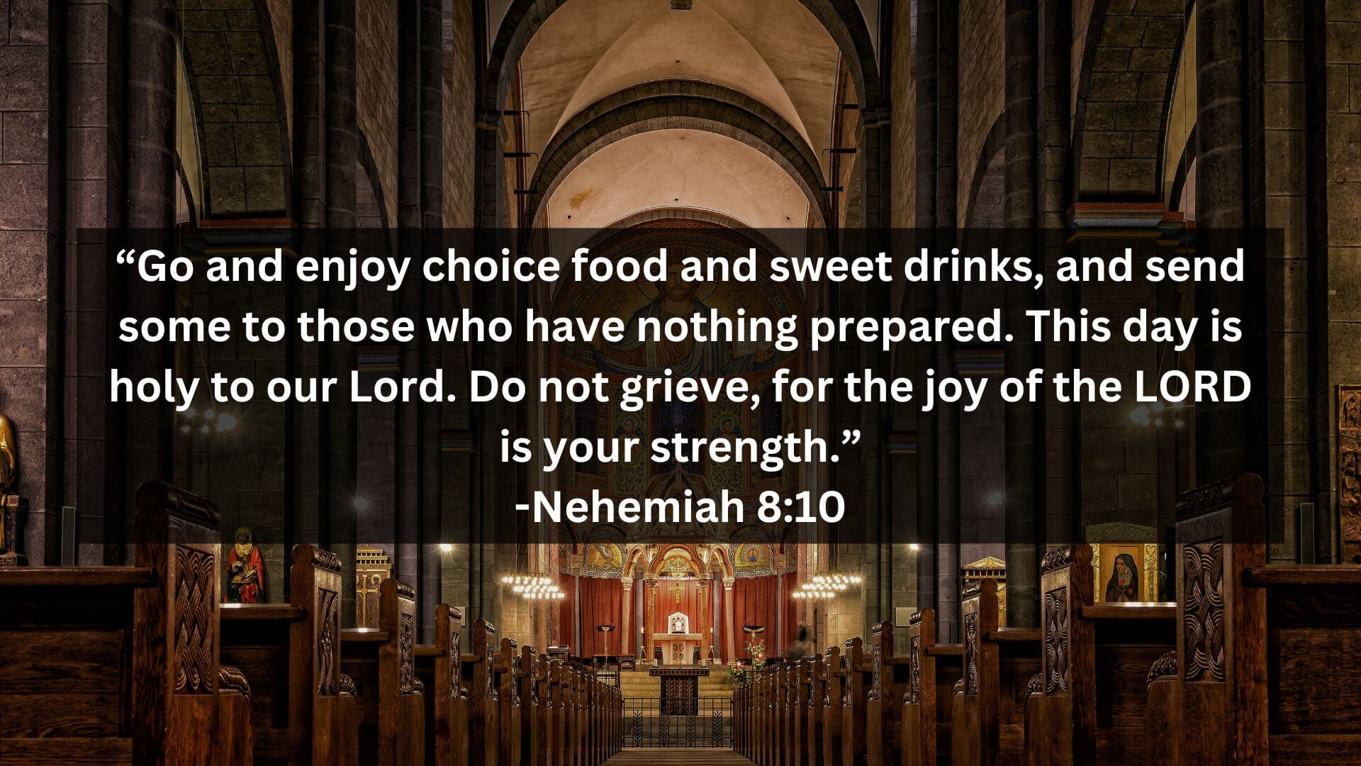 Bible Verses -Nehemiah 810