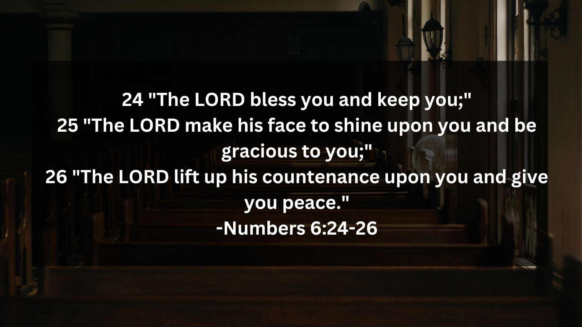 Bible Verses -Numbers 624-26