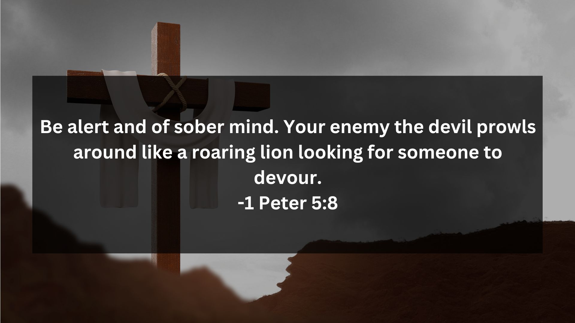 Bible Verses for Resisting Temptation 1 Peter 58