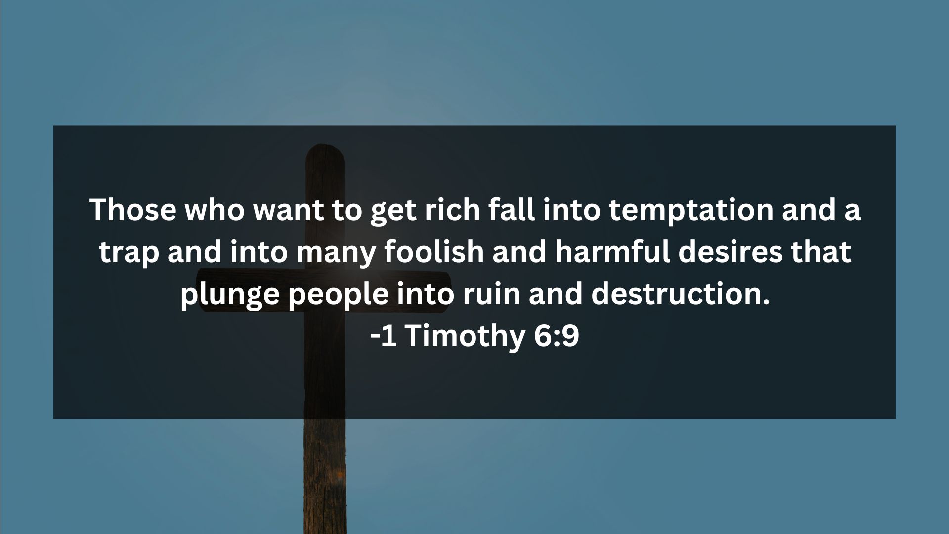 Bible Verses for Resisting Temptation 1 Timothy 69