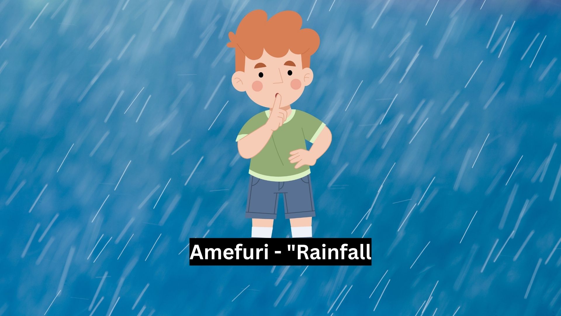 Japanese Names For Boy That Mean Rain 