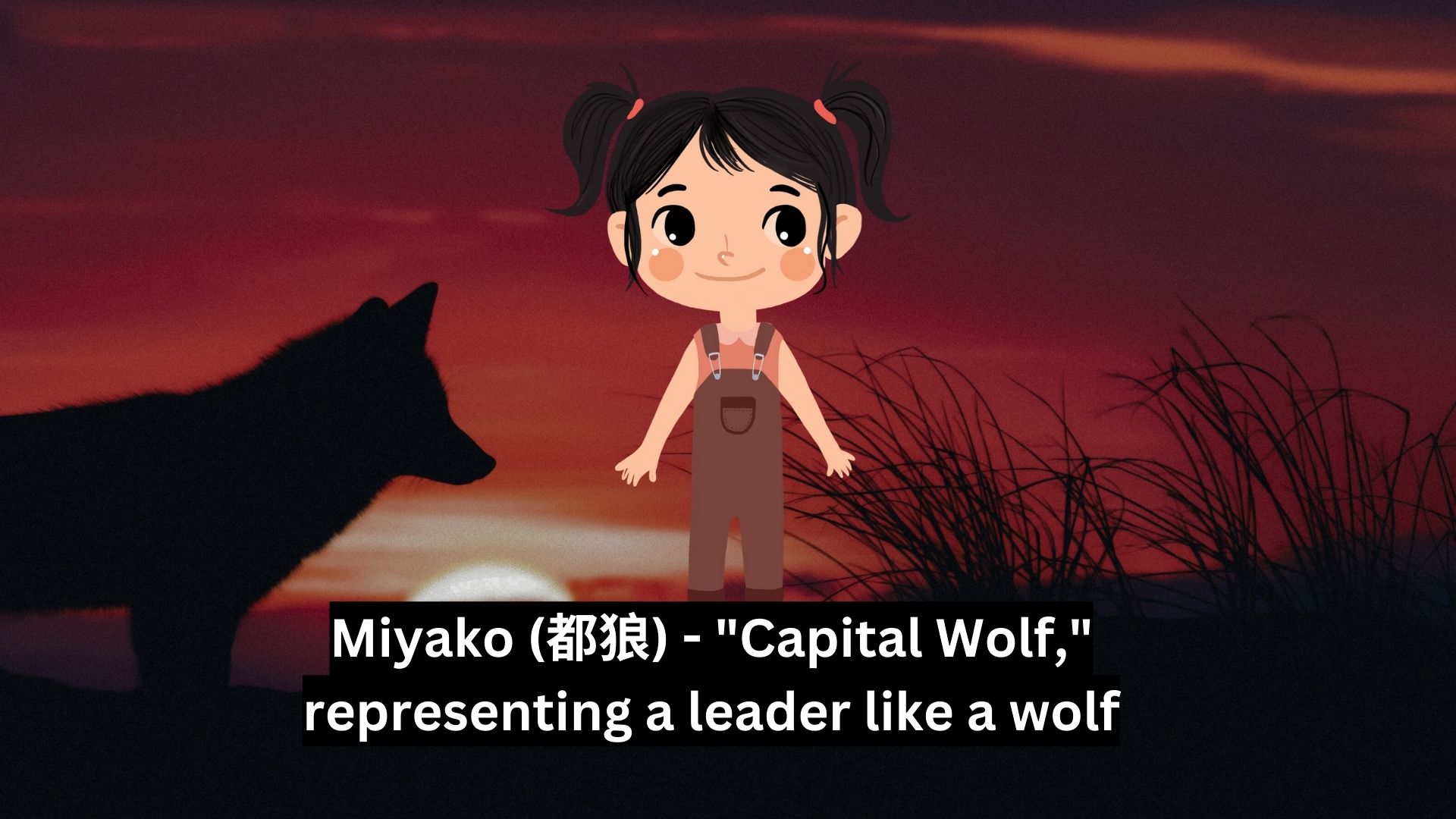 Japanese Names That Mean Wolf for Girls