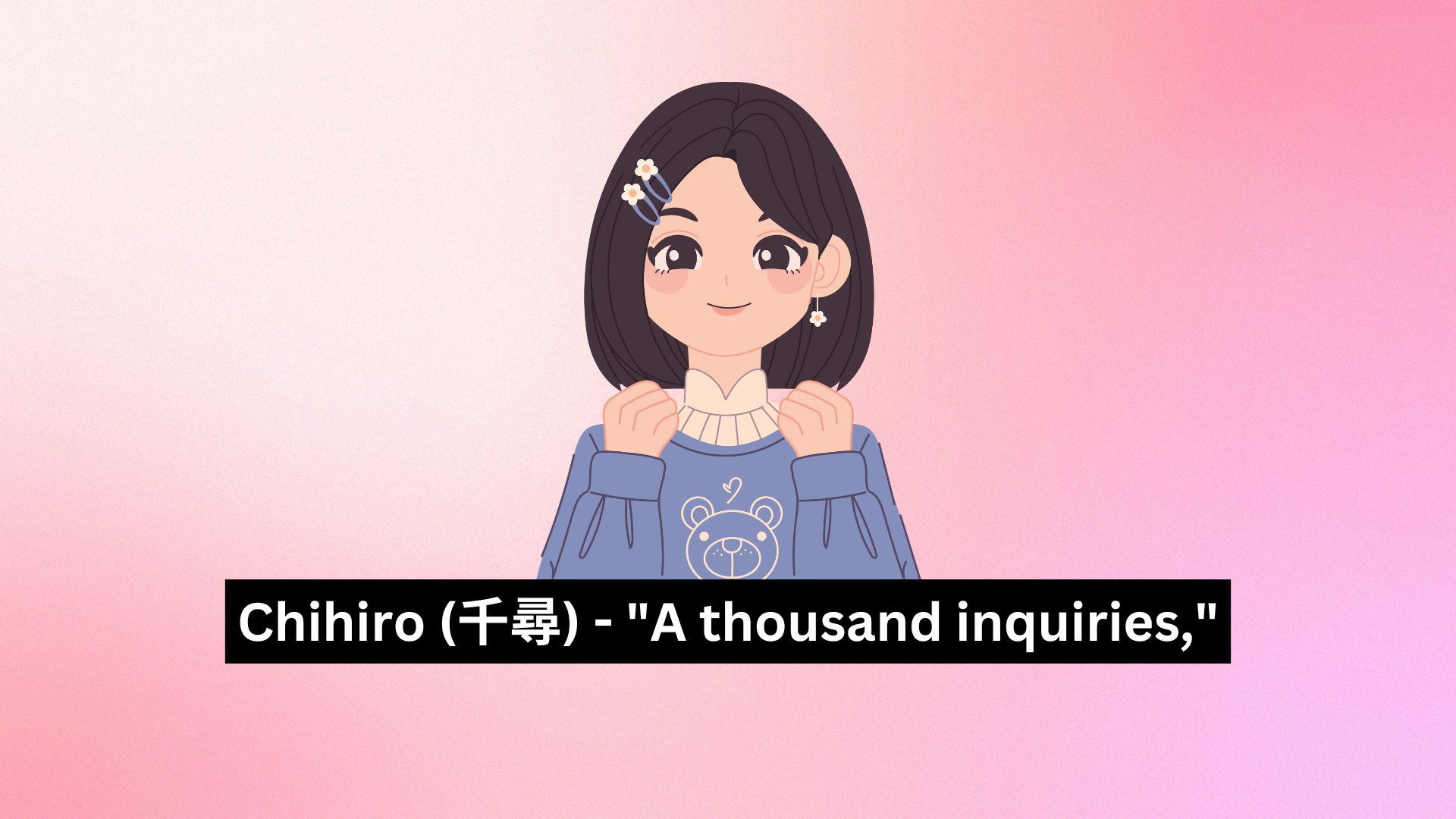 Popular Japanese Girl Names That Mean Pink 