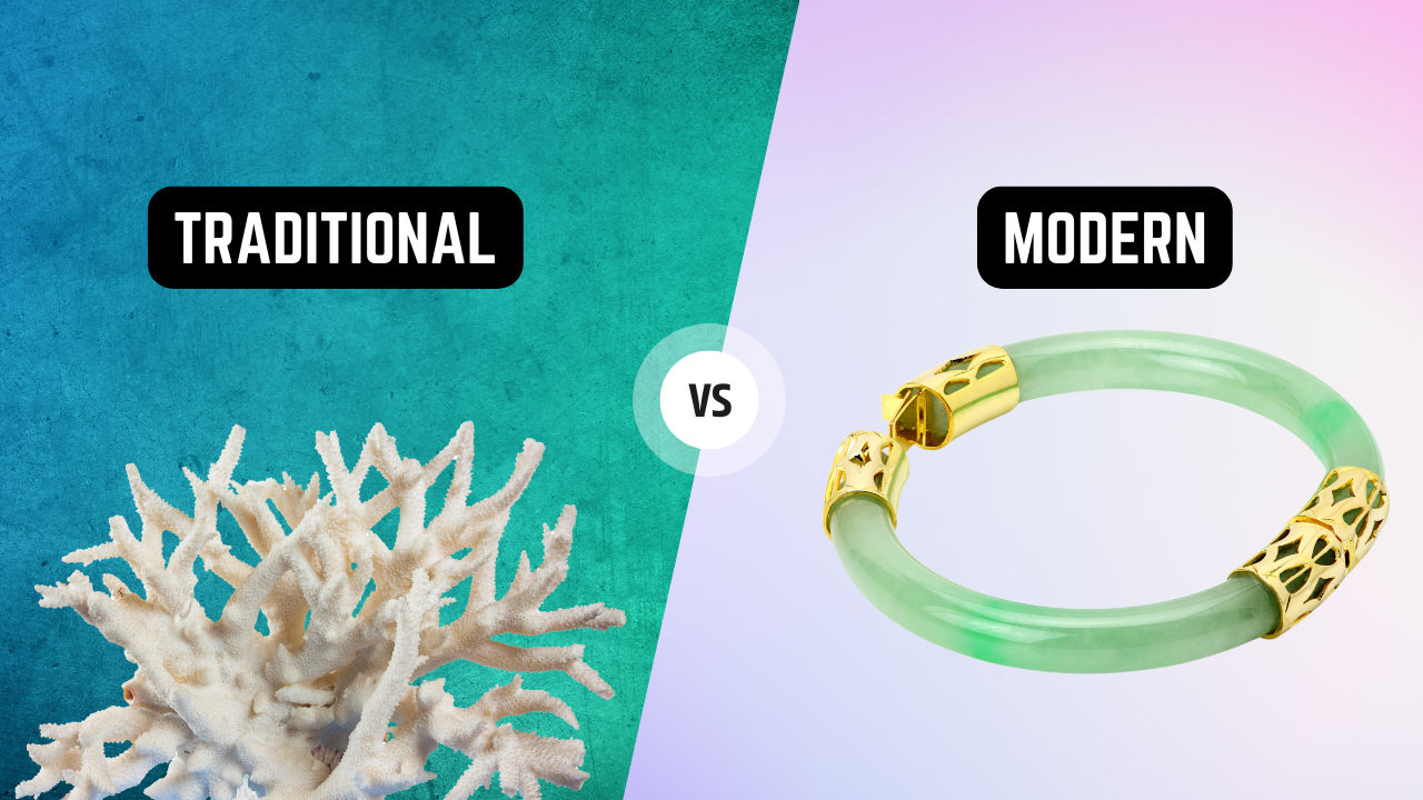 35th Year: Coral (Traditional) vs. Jade (Modern)