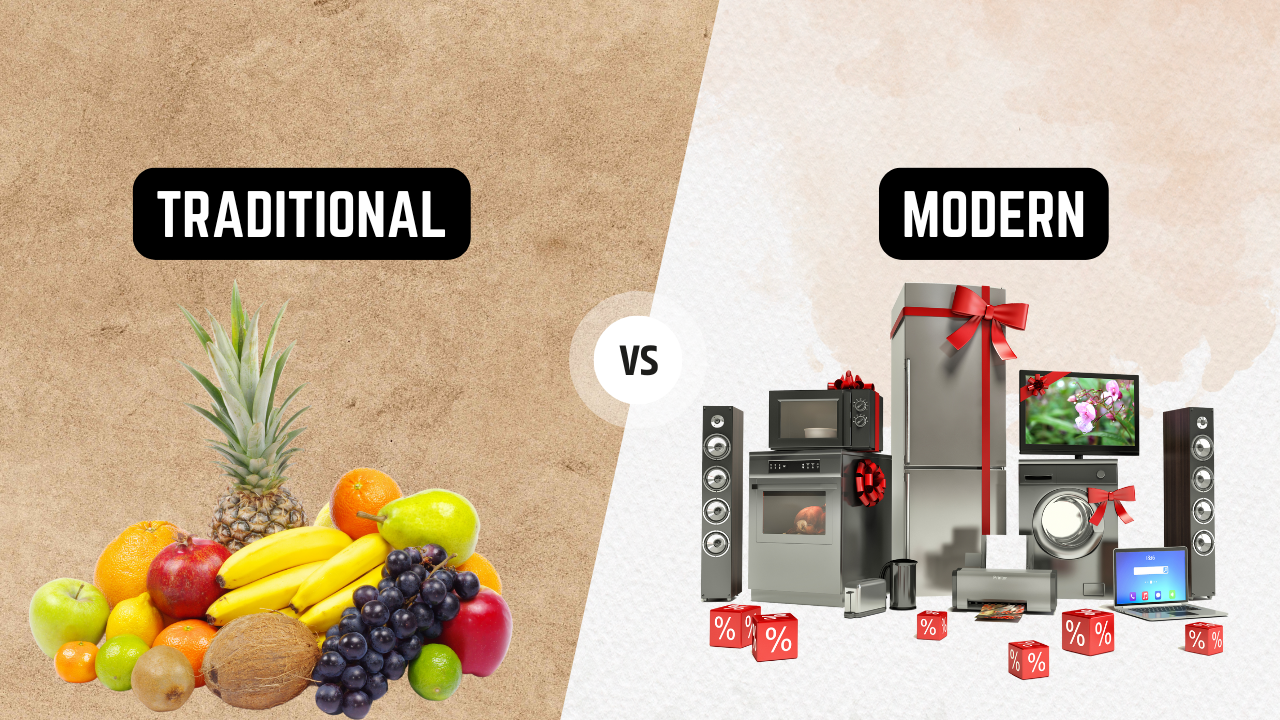 4th Year FruitFlowers (Traditional) vs. Appliances (Modern)