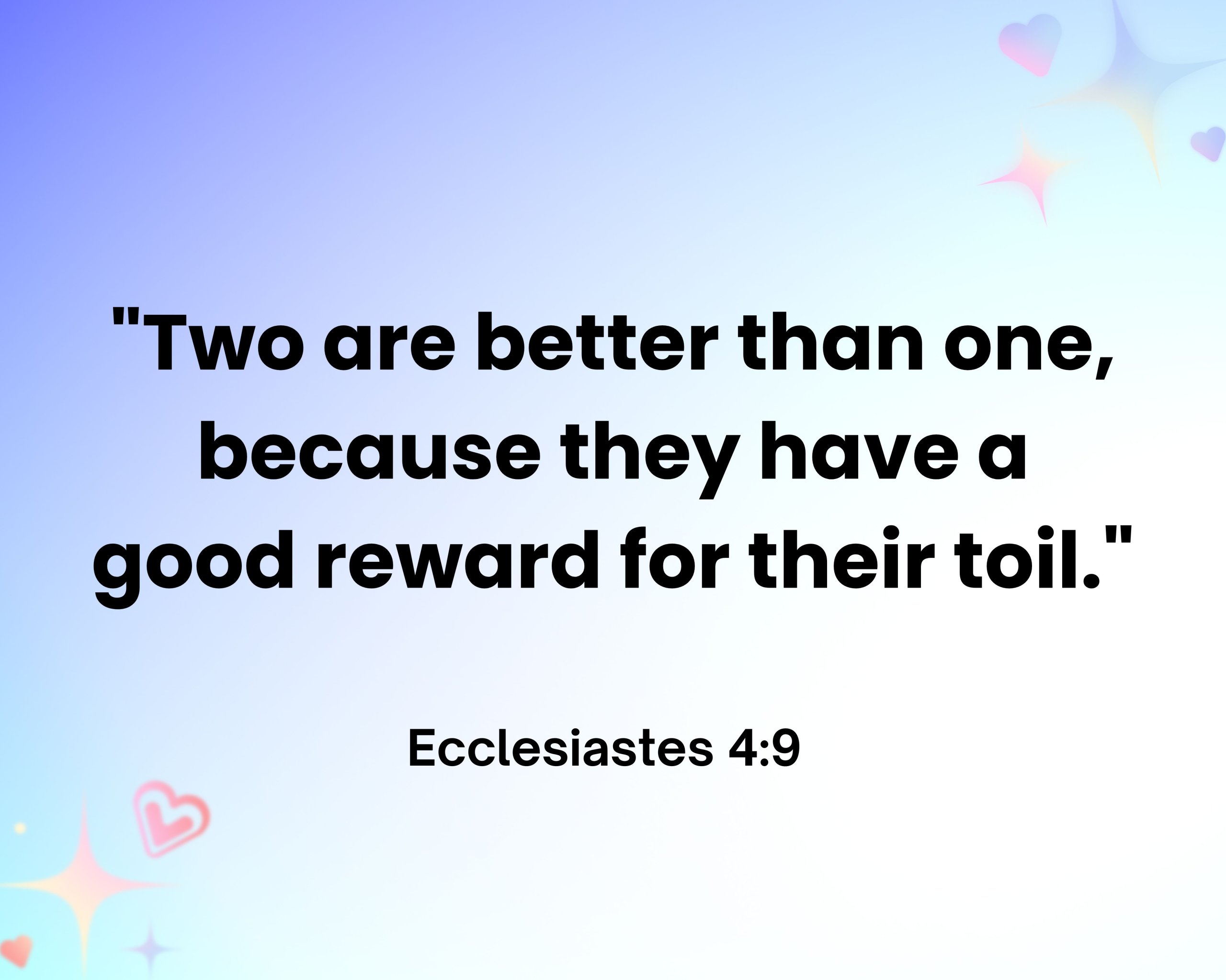 Bible Verses About Love Ecclesiastes 49