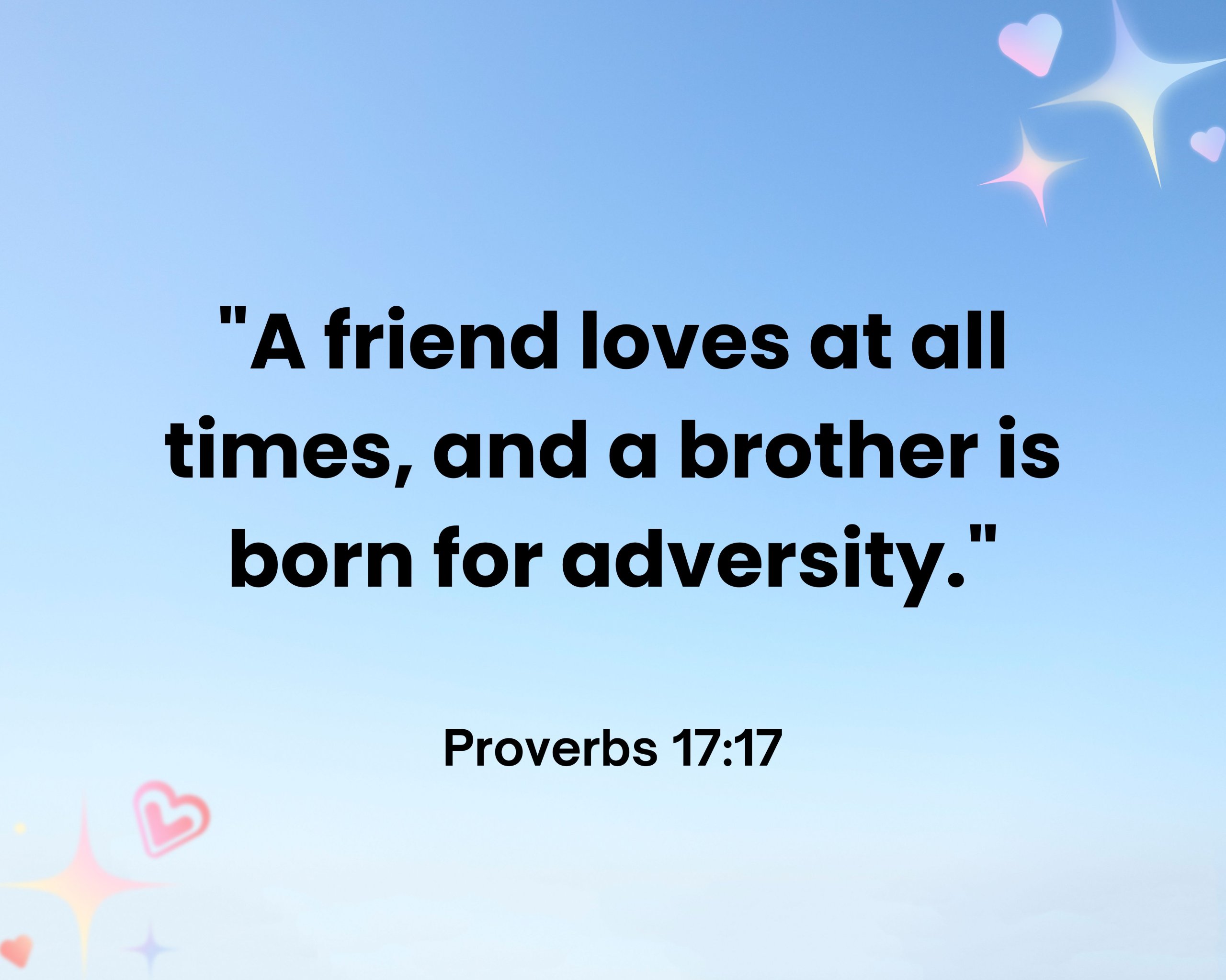 Bible Verses About Love Proverbs 1717