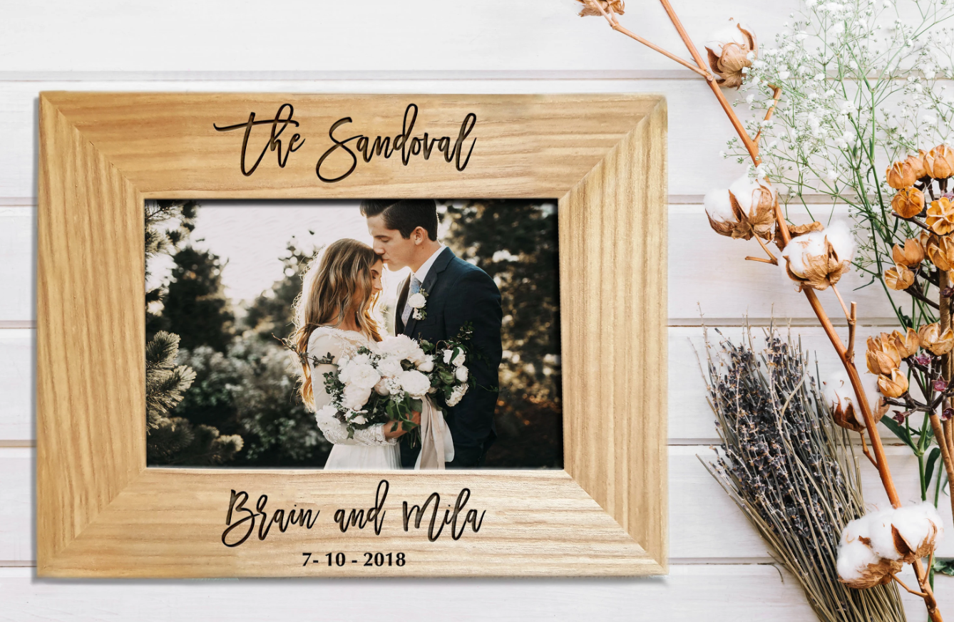 Custom Wedding Photo Frames