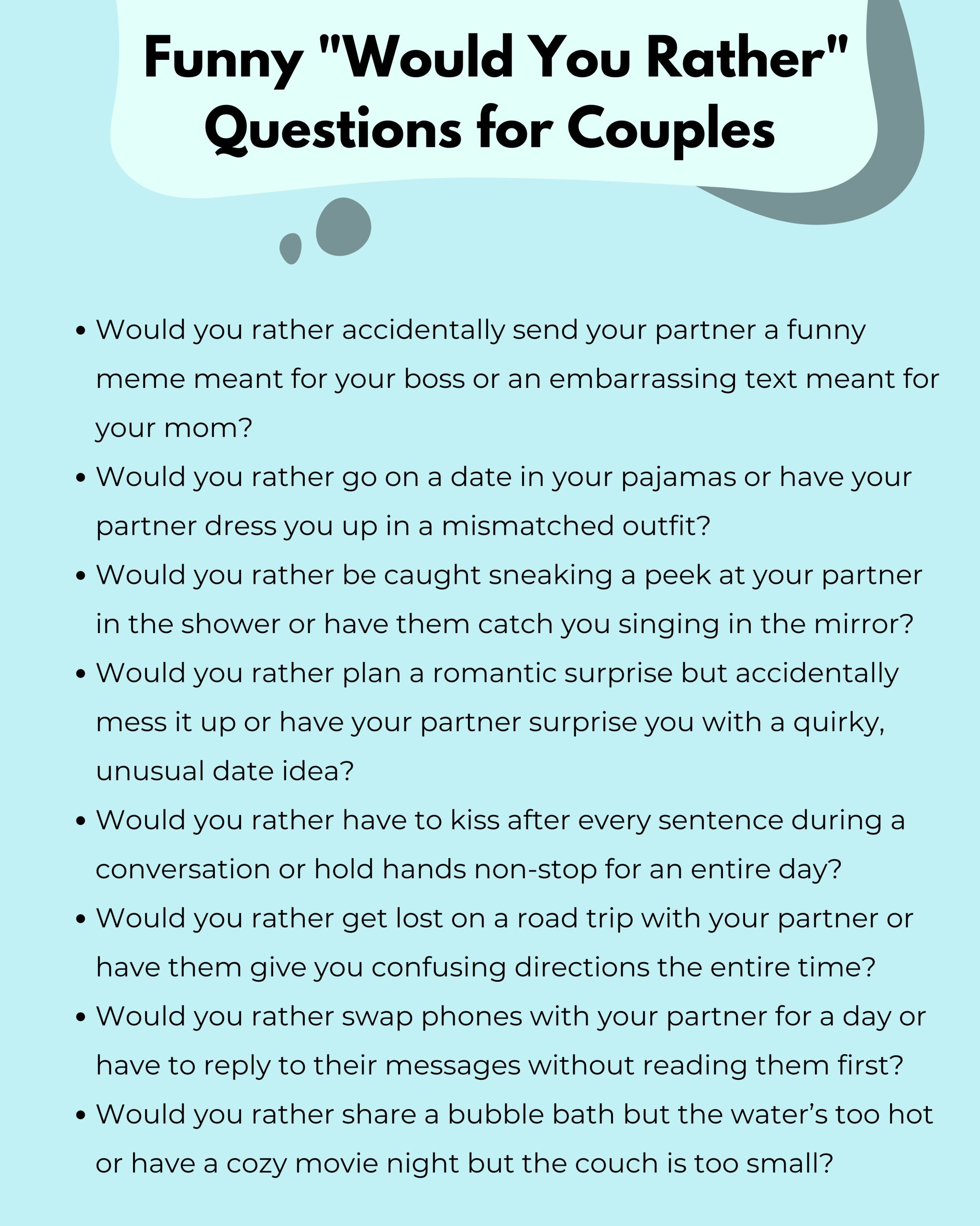 Kinky Would You Rather Questions for Couples