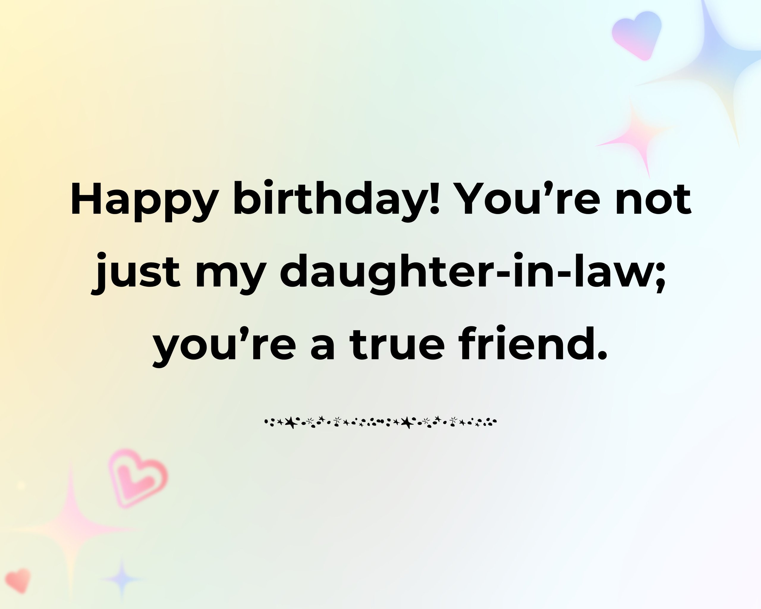 Short and Sweet Birthday Wishes for Your Daughter-in-Law